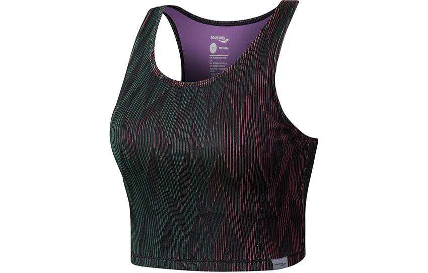 Saucony Tank Top Women's Dazzling Color Wave Stripe Set