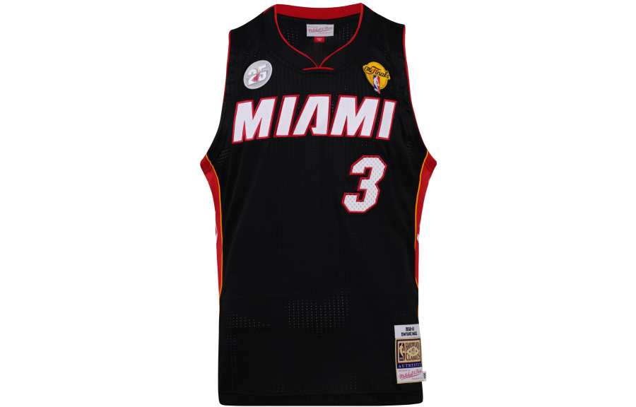 Mitchell Ness "NBA Miami Heat 2012 Dwyane Wade" road finals jersey