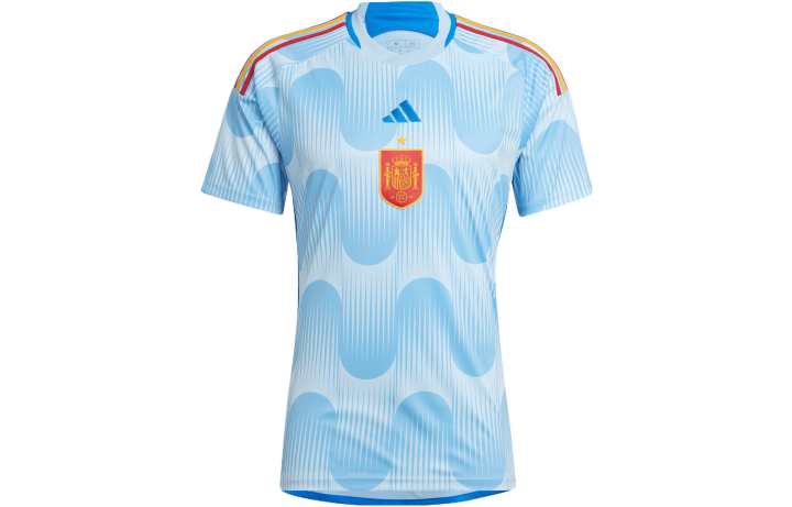 Adidas Adidas Spain National Team Soccer Jerseys Men's Blue Moderate