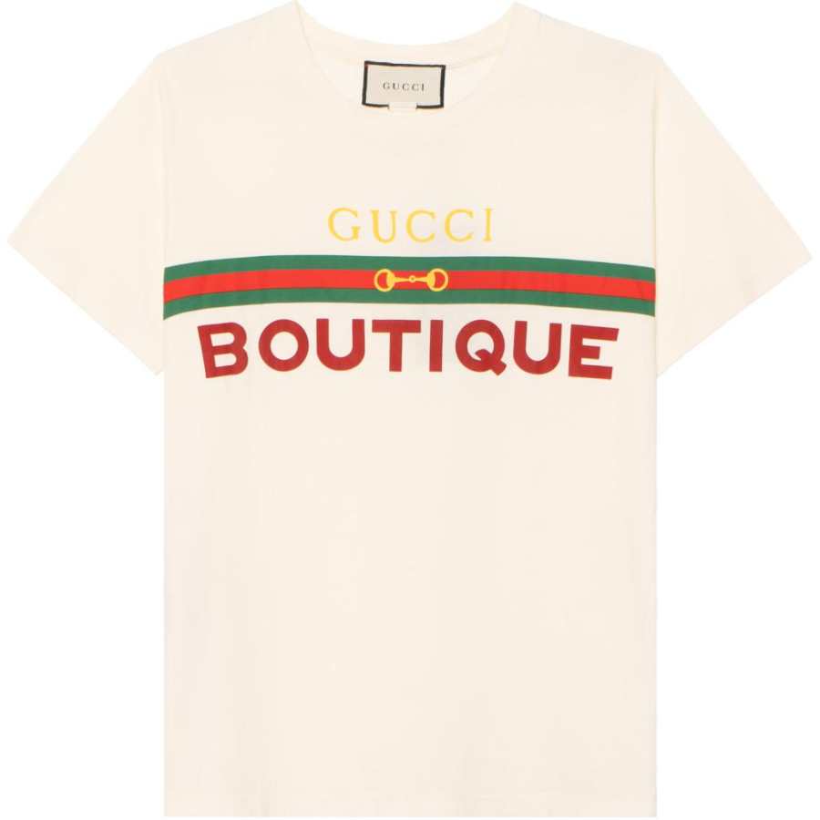 GUCCI SS20 T Shirt Women's Ecru