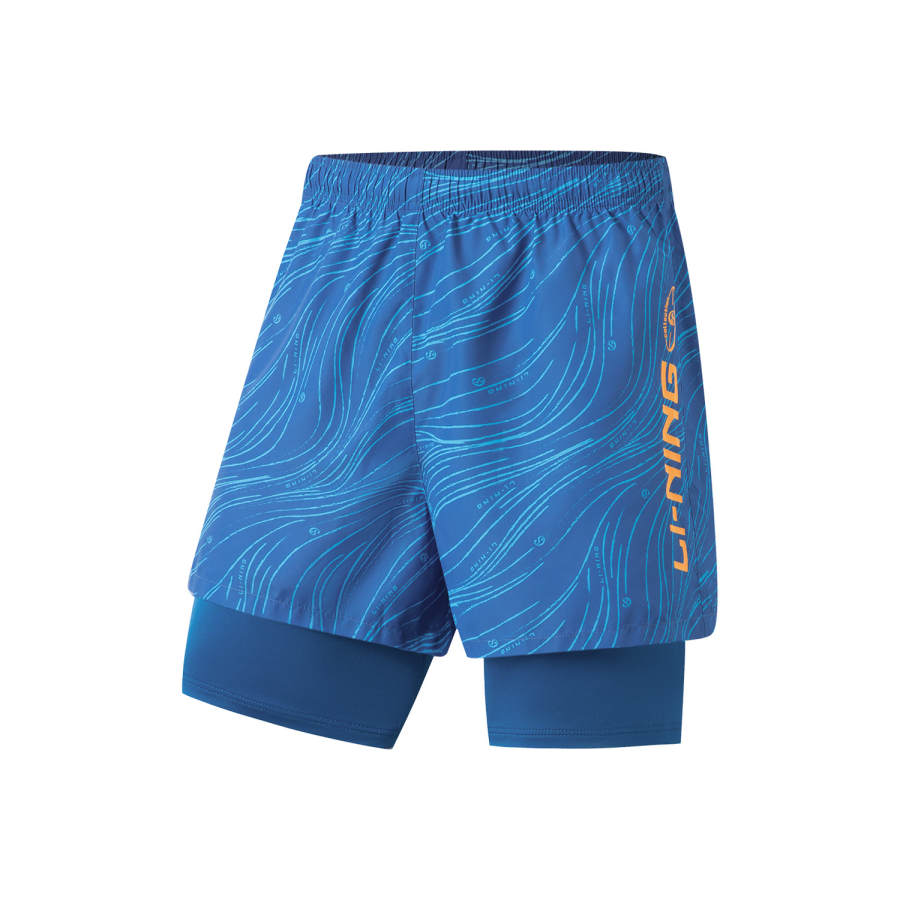 Li-Ning Li Ning Swim Collection Beach Shorts Men's Dark Sapphire