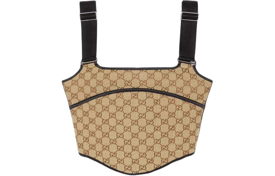 GUCCI GUCCI Gg Canvas Top Beige/Ebony