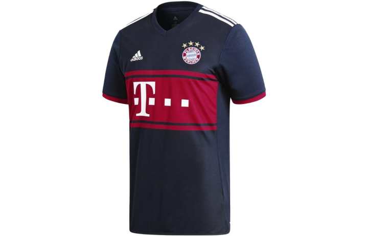 Adidas Adidas Bayern Munich Black Soccer Jerseys Men's Blue Thin