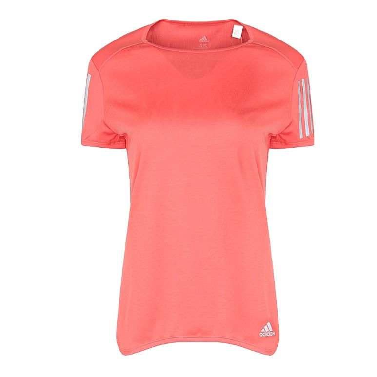 Adidas Adidas T Shirts Women's Red Crew Neck Moderate Other