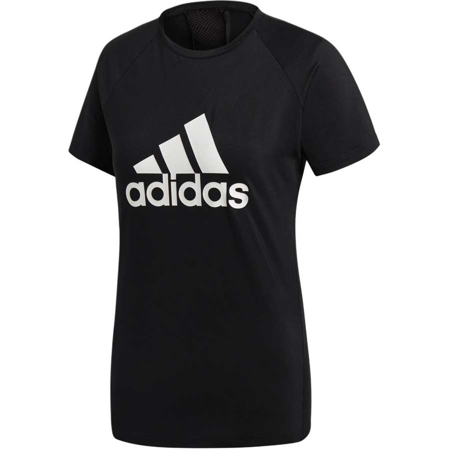 Adidas Adidas T Shirts Women's Black Crew Neck Moderate