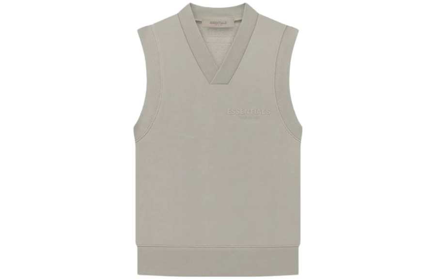 Fear Of God Essentials V Neck Vest 'Smoke'
