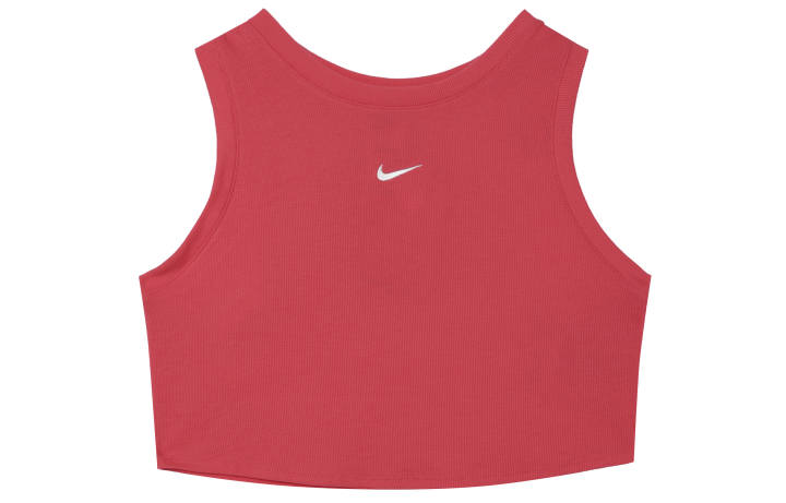 Nike Nike Tank Tops Women's Light Fused Red Crew Neck Moderate Straight Fit