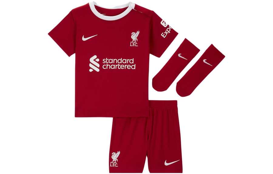 Nike Nike Liverpool 2023/24 Season Sports Apparel Soccer Jersey Sets Unisex Moderate