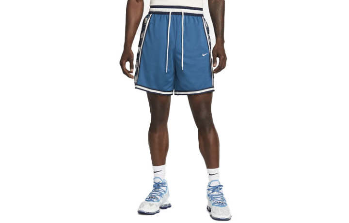 Nike Nike Dri Fit Basketball Shorts Men's Blue Moderate Straight Fit Pants