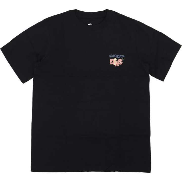 Nike Nike T Shirts Women's Black Crew Neck Moderate Straight Fit