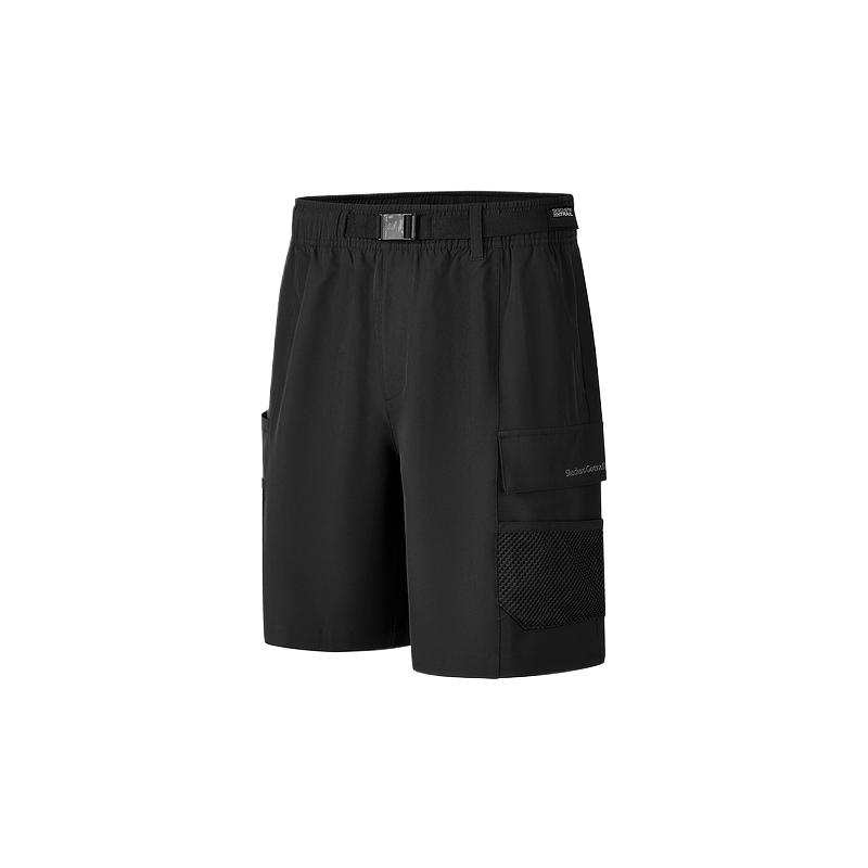 Skechers Wilderness Outdoor Collection Cargo Shorts Men's Carbon Black 0018