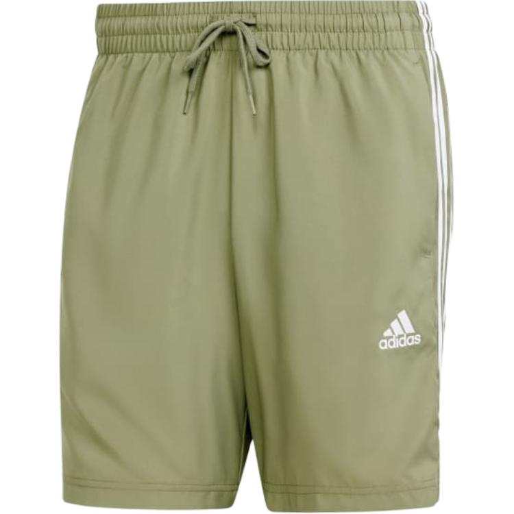 Adidas Adidas Essential AEROREADY ESSENTIALS CHELSEA 3 STRIPES SHORTS Casual Shorts Men's Legacy Green