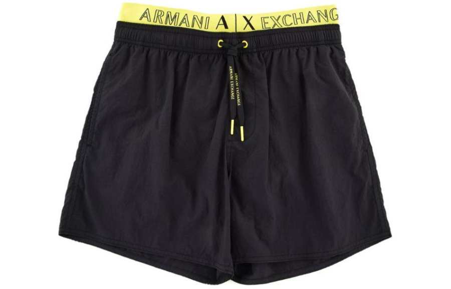 ARMANI EXCHANGE ARMANI EXCHANGEAE SS24 Beach Shorts Men's Black