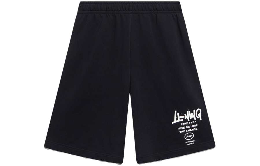 Li-Ning Li Ning Sports Life Collection Casual Shorts Men's Black