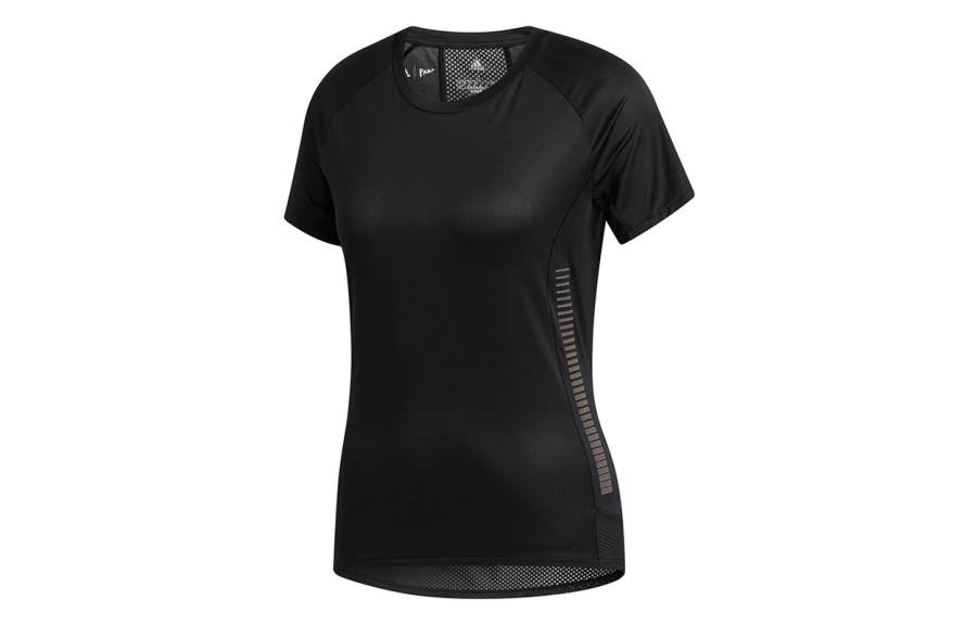 Adidas Adidas T Shirts Women's Black Crew Neck Moderate Straight Fit
