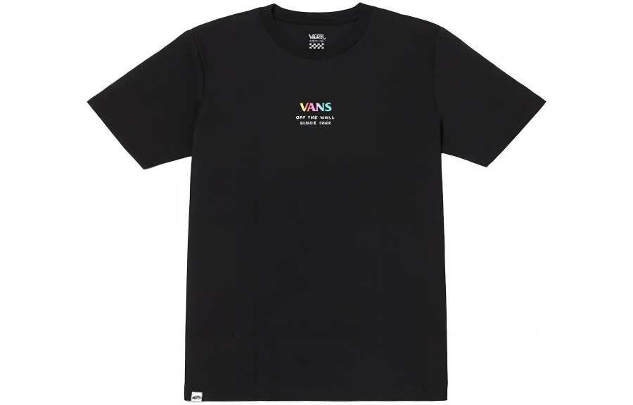 Vans Set in Sleeve T Shirt Women's Black