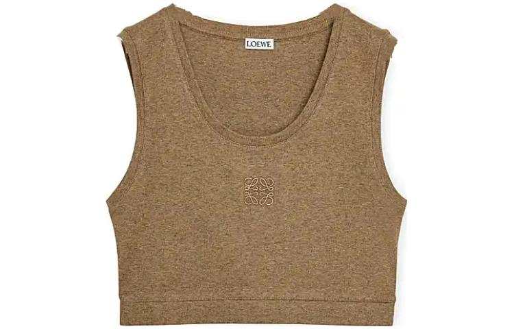 LOEWE Tank Tops Women's Brown Moderate