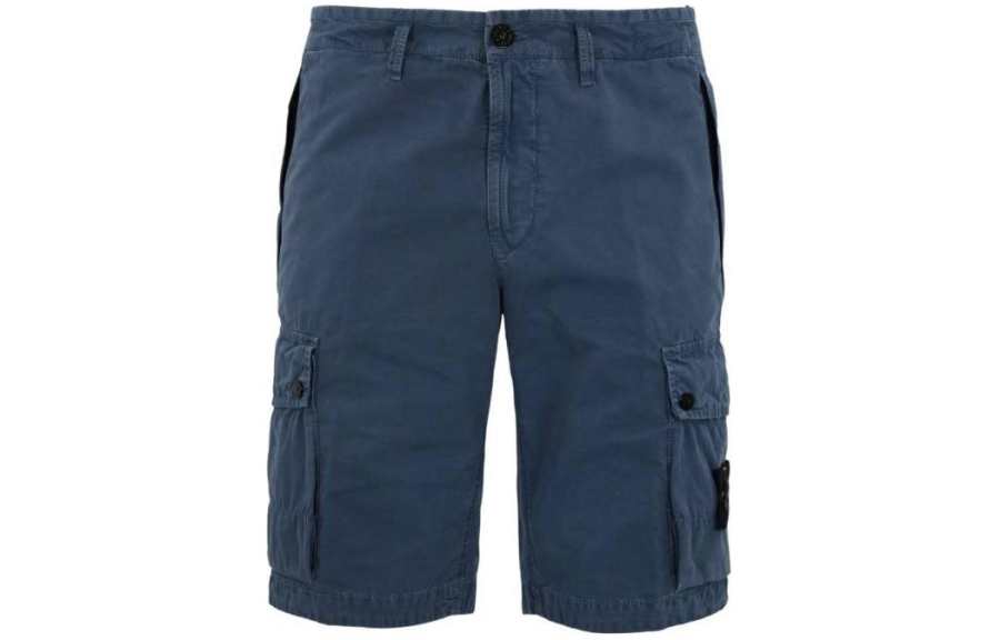 STONE ISLAND Casual Shorts Men's Blue