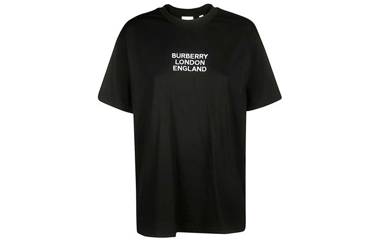 Burberry logo-embroidered cotton t-shirt