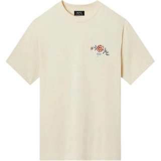 A.P.C Logo print T shirt