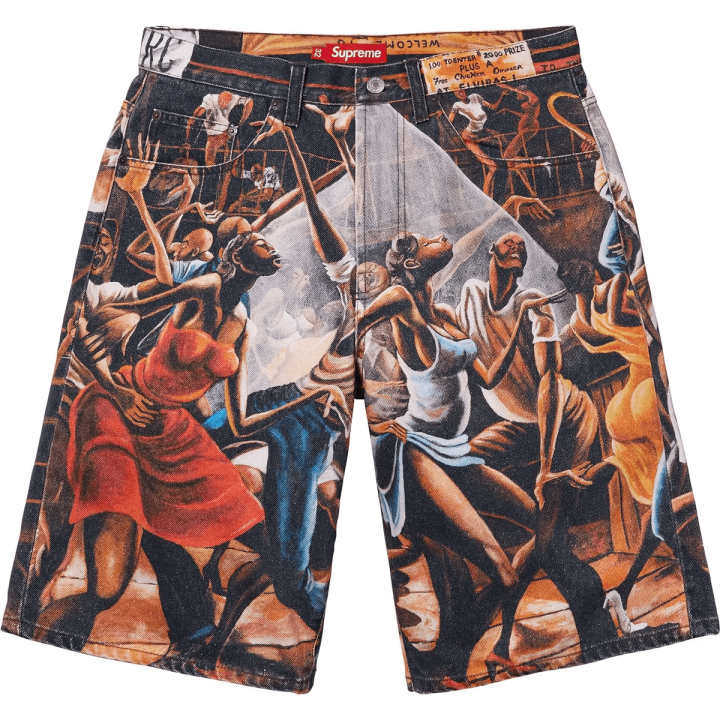 Supreme Supreme Ernie Barnes Baggy Denim Short