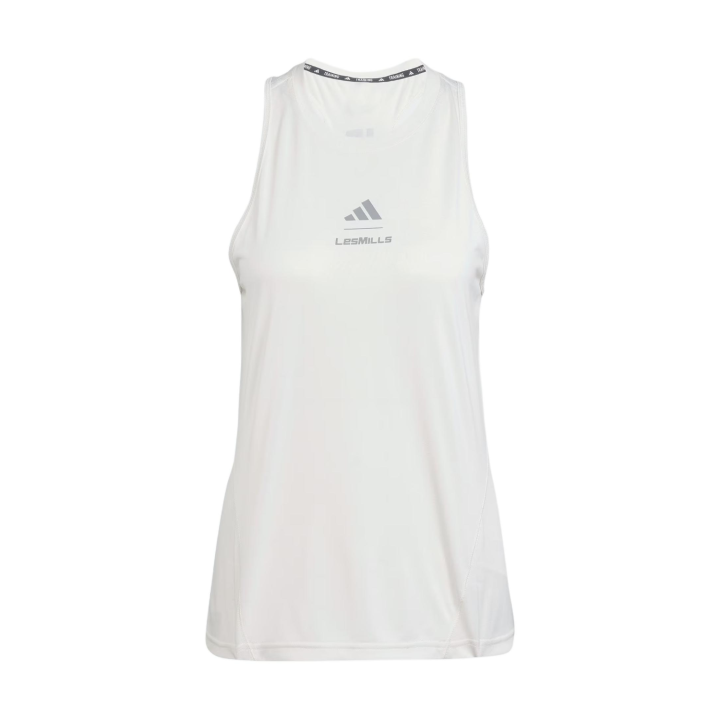 Adidas Adidas Women's Les Mills Graphic Tank Top Chalk White