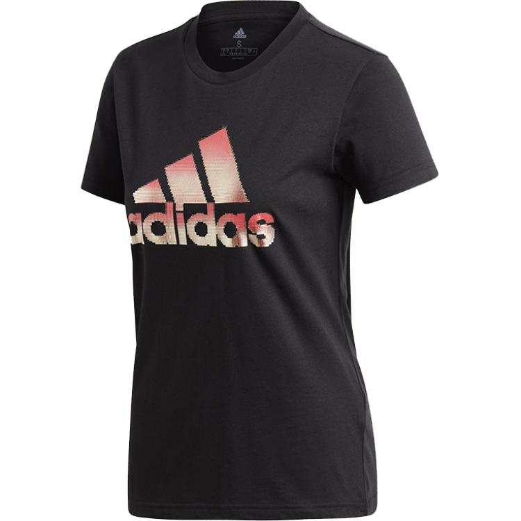 Adidas Adidas Set in Sleeve T Shirt Women's Black