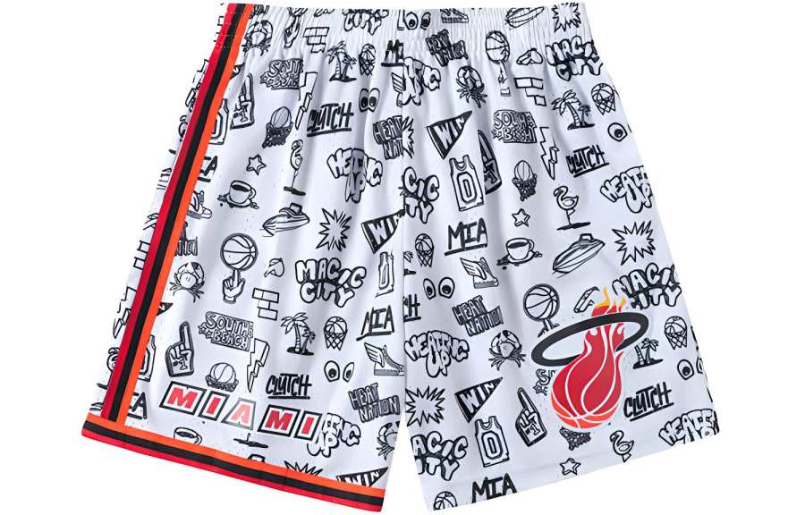 Mitchell Ness Mitchell Ness Basketball Shorts Men's White