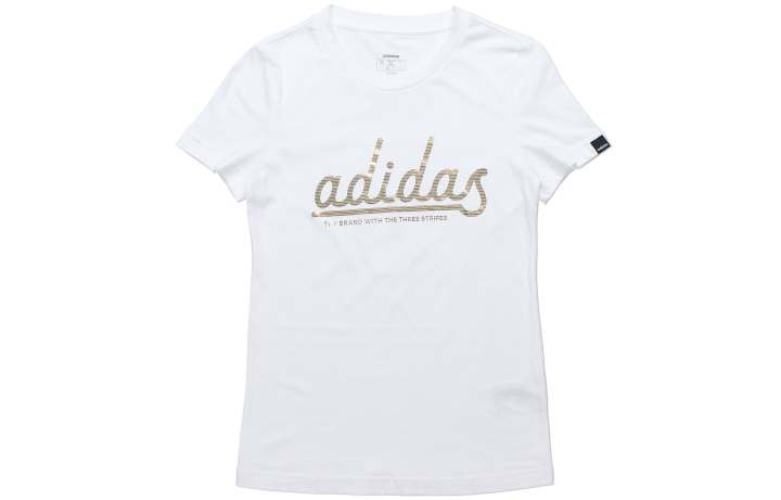 Adidas Adidas T Shirts Women's Crew Neck Moderate Straight Fit