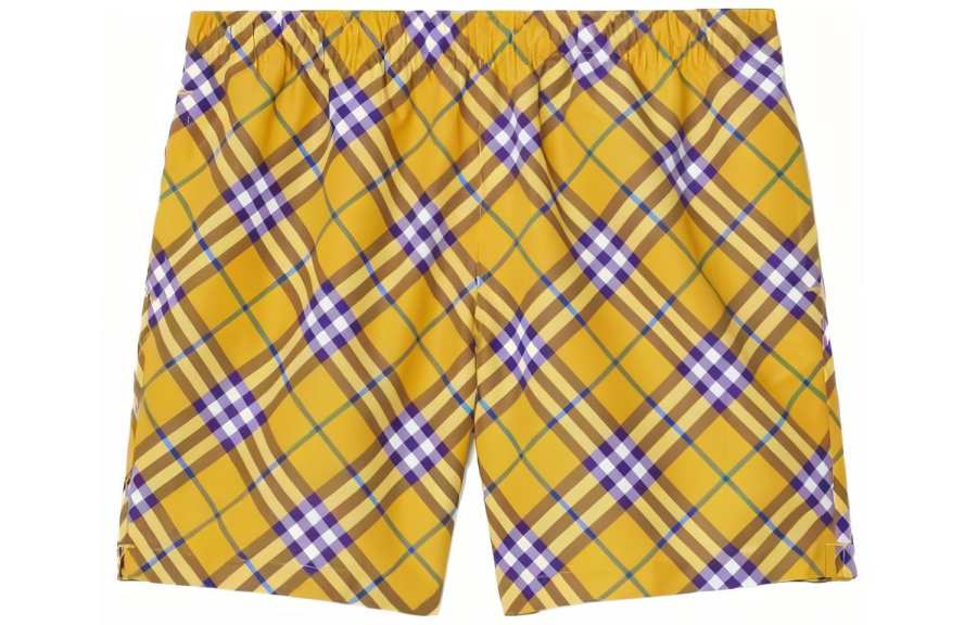 Burberry FW23 Beach Shorts Men's Yellow