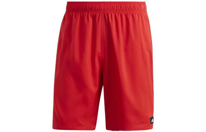 Adidas Adidas Solid Clx Classic Length Swim Shorts Swimming Shorts Men's Red