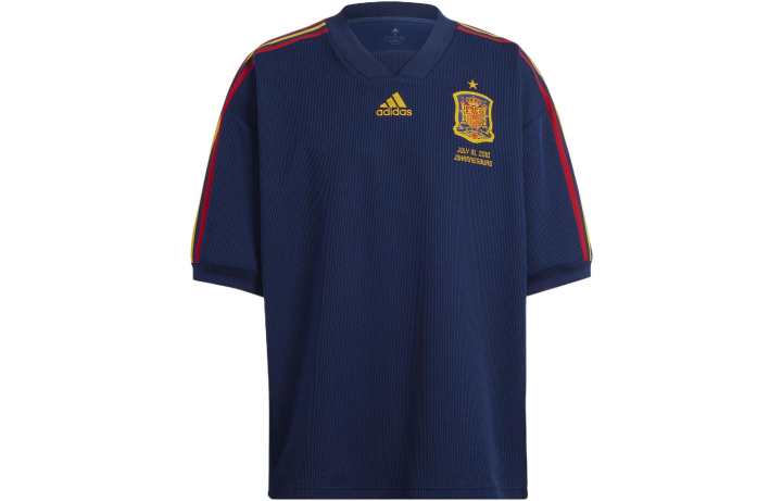 Adidas Adidas Spain National Team Soccer Jersey Men's Blue