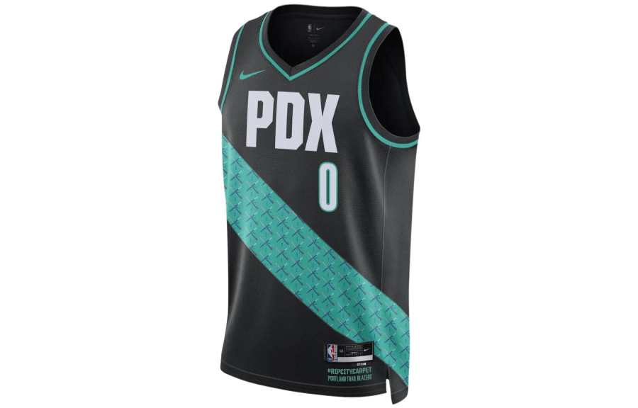 Nike Nike Nba Damian Lillard Portland Trailblazers City Edition Swingman Jersey