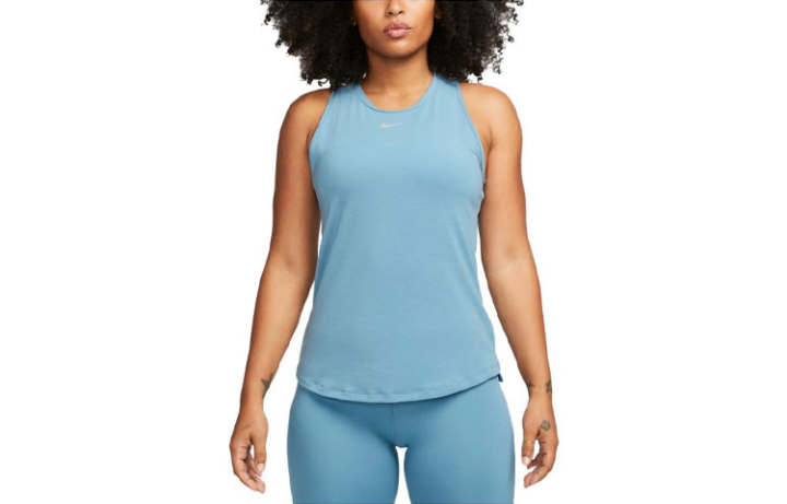 Nike Nike Tank Tops Women's Sky Blue Straight Fit
