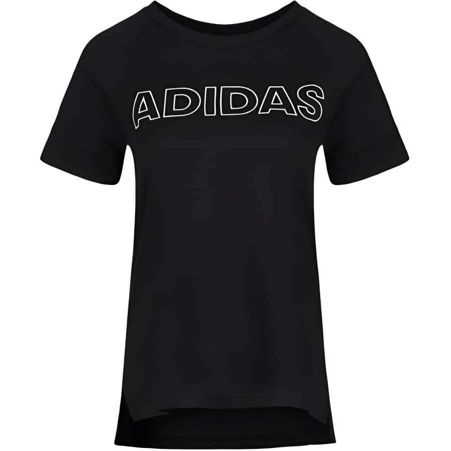 Adidas Adidas T Shirts Women's Black Crew Neck Moderate
