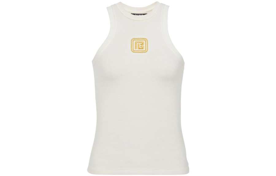 BALMAIN BALMAIN Pb Embroidered Tank Top