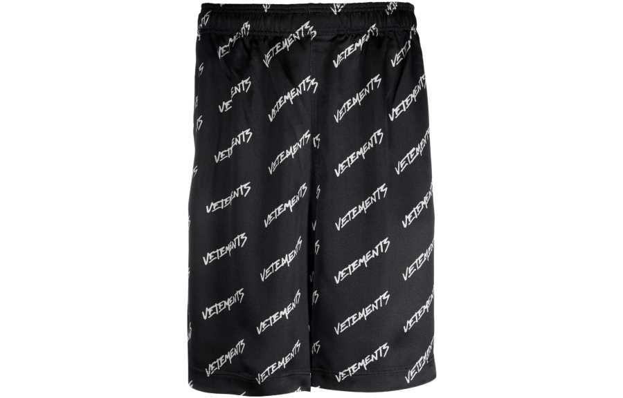 Vetements Sports Shorts Unisex Black