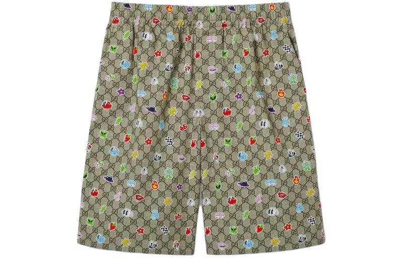 GUCCI SS24 Casual Shorts Men's Ebony