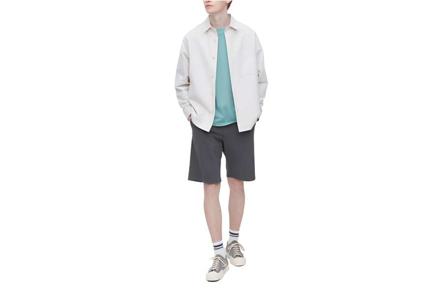 UNIQLO Casual Shorts Men's Dark Gray Moderate