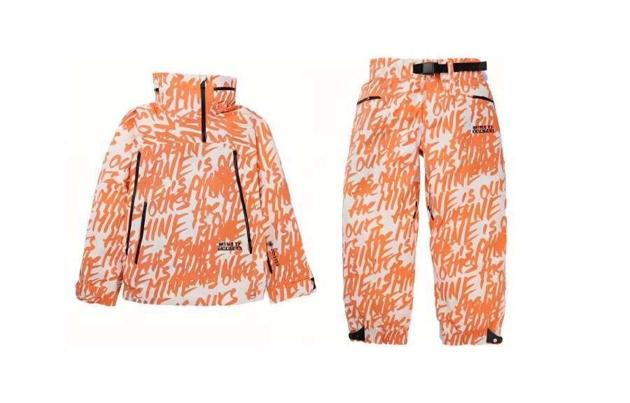 BURTON MINE 77 Collection GORE TEX 3L Stretch Pants Ski Suit Set Unisex All Over Print