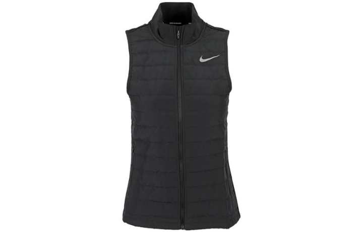 Nike Nike Tank Tops Women's Black Stand Collar Moderate Straight Fit