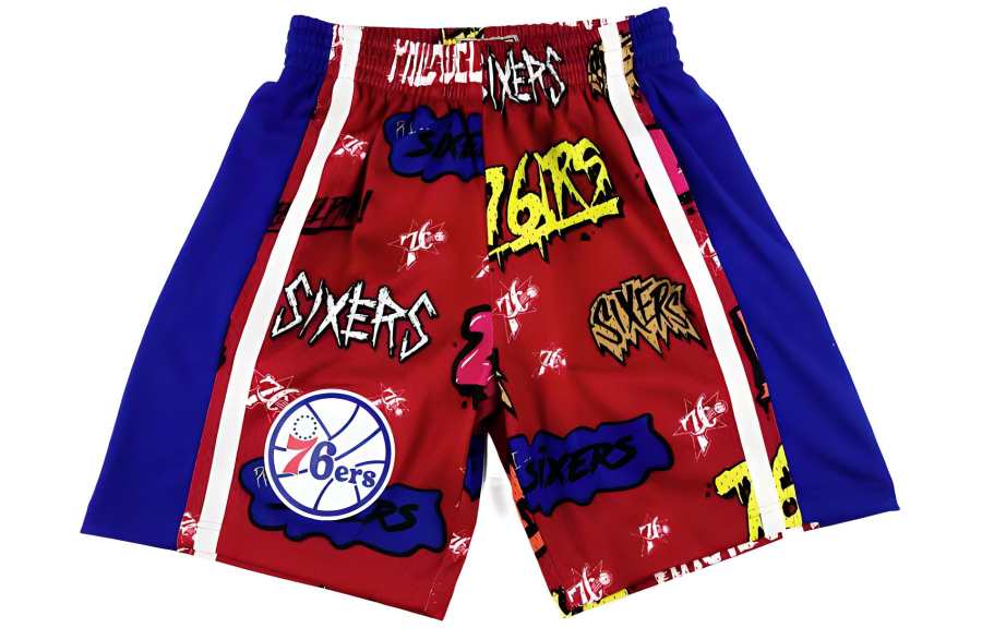Mitchell Ness Mitchell Ness Basketball Shorts Unisex Red