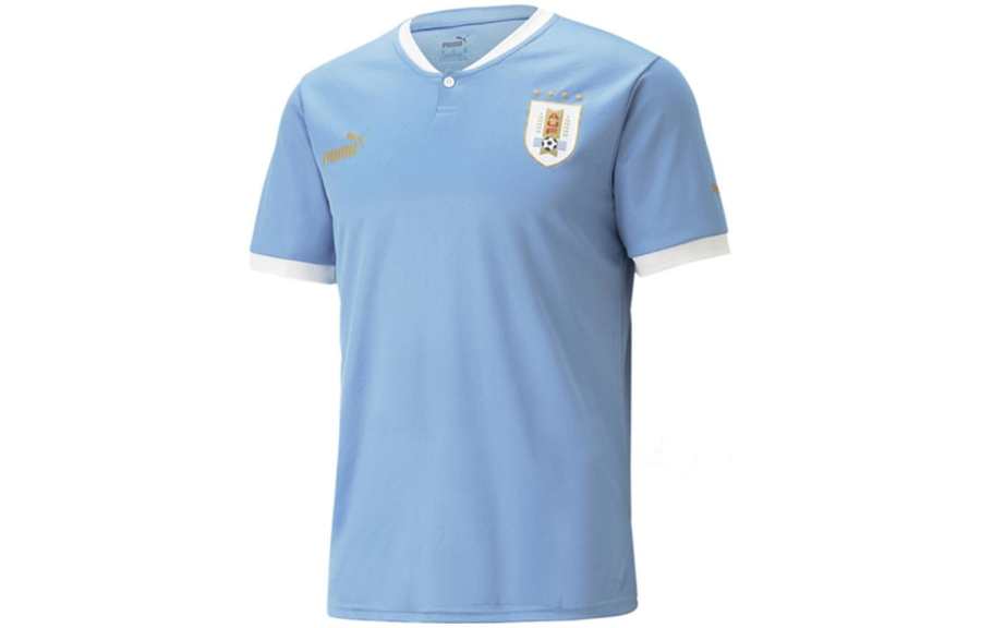 PUMA Uruguay National Team Soccer Jersey Fan Edition Men's Blue