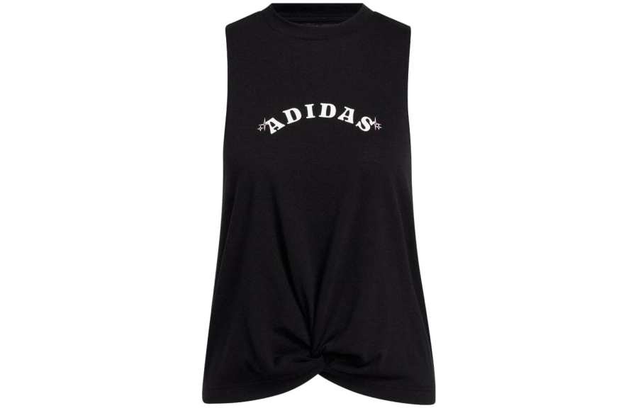 Adidas Adidas Tank Tops Women's Black Crew Neck Moderate Other