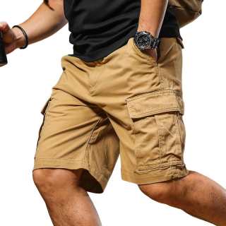 JIYAN Seasonal Words Cargo Shorts Men's