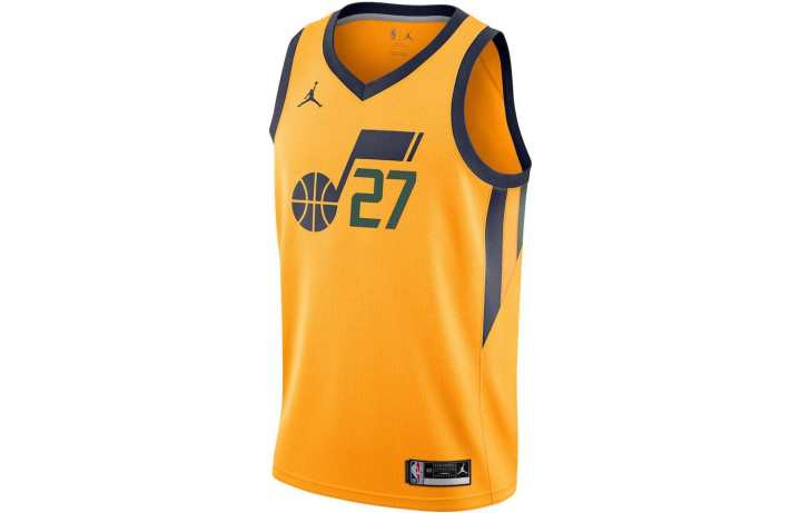 Nike Nike Basketball Jerseys Men's Yellow Moderate Straight Fit