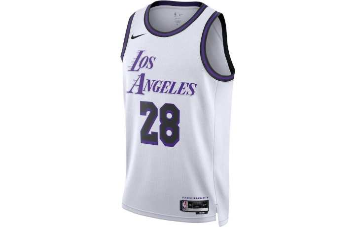 Nike Nike Basketball Jerseys Men's White Moderate Straight Fit