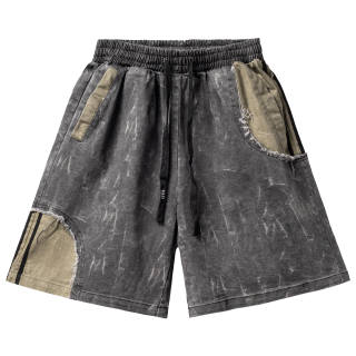 PILOTDRAGON Lace Up Knee Length Pants Casual Shorts Unisex
