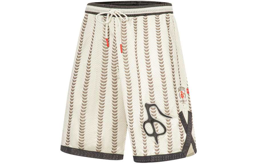 Li-Ning Li Ning Badfive Casual Shorts Men's Ecru