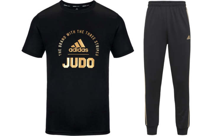 Adidas Adidas Casual Sportswear Men's Black Gold